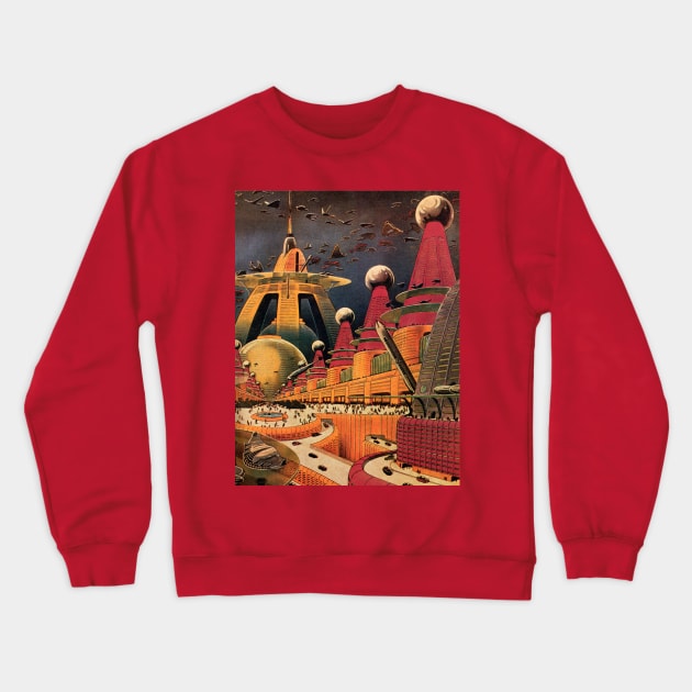 Vintage Science Fiction Crewneck Sweatshirt by MasterpieceCafe